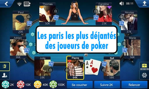 Les paris les plus déjantés des joueurs de poker.