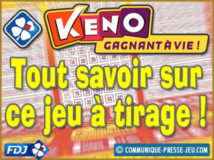 Keno Gagnant à Vie, Ce Qu'il Faut Savoir De Ce Jeu à Tirage De La FDJ