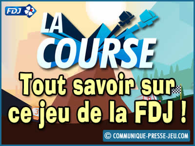 La Course, jeu de la FDJ qui vous permet de gagner jusqu'à 75 000 euros.