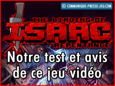 The Binding of Isaac Repentance, notre test et avis sur ce jeu vidéo.